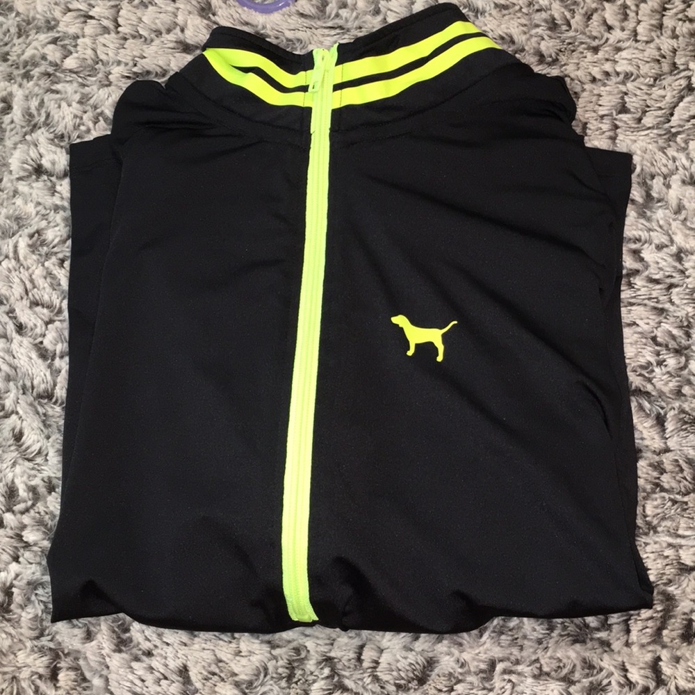 Half zip pink jacket